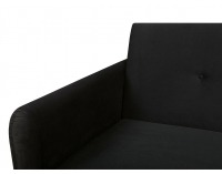 Rozkladacie kreslo Loma - čierna