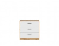 Komoda Matos KOM3S - dub wotan / biela