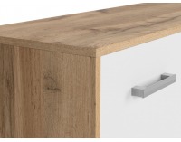 Komoda Matos KOM3D1S - dub wotan / biela