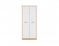 Šatníková skriňa Matos SZF2D - dub wotan / biela