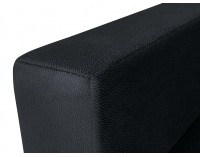 Rohová sedačka s rozkladom a úložným priestorom Morant L/P - čierna