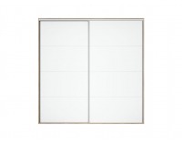 Šatníková skriňa s posuvnými dverami Nadir 230 - dub sonoma / biela