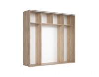 Korpus šatníkovej skrine Nadir 250 - dub sonoma