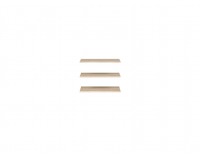 Police do šatníkovej skrine (3 ks) Nadir - dub sonoma