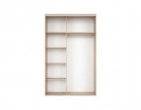 Police do šatníkovej skrine (3 ks) Nadir - dub sonoma
