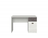 PC stôl Namur BIU1D1S - smrekovec sibiu svetlý / sivá sentences