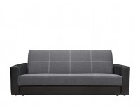 Pohovka s rozkladom a úložným priestorom Nova - sivá / čierna