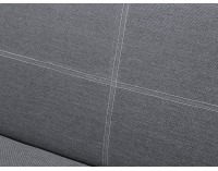 Pohovka s rozkladom a úložným priestorom Nova - sivá / čierna