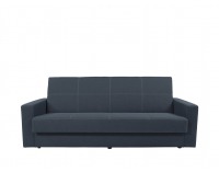 Pohovka s rozkladom a úložným priestorom Nova - tmavosivá