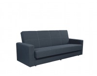 Pohovka s rozkladom a úložným priestorom Nova - tmavosivá