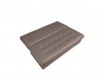 Pohovka s rozkladom a úložným priestorom Olimp III Lux - hnedá