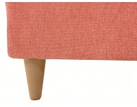 Taburetka Pasos - koralová / drevo (TX002)