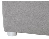 Jednolôžková posteľ (váľanda) s úložným priestorom Pepe 90 - sivá / tmavosivá