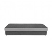 Jednolôžková posteľ (váľanda) s úložným priestorom Pepe 90 - tmavosivá / sivá