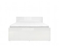 Posteľový rám Pori LOZ/140 - biely lesk