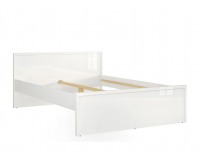 Posteľový rám Pori LOZ/140 - biely lesk