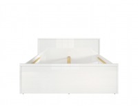 Posteľový rám Pori LOZ/140 - biely lesk