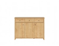 Komoda Porto KOM3D3S - dub burlington allover