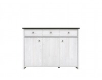 Komoda Porto KOM3D3S - smrekovec sibiu svetlý / borovica larico