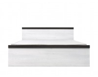 Posteľový rám Porto LOZ/160 - smrekovec sibiu svetlý / borovica larico