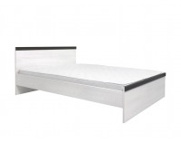 Posteľový rám Porto LOZ/160 - smrekovec sibiu svetlý / borovica larico