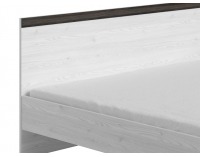 Posteľový rám Porto LOZ/160 - smrekovec sibiu svetlý / borovica larico