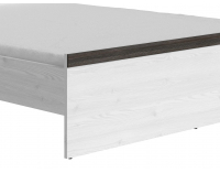 Posteľový rám Porto LOZ/160 - smrekovec sibiu svetlý / borovica larico