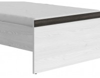 Posteľový rám Porto LOZ/90 - smrekovec sibiu svetlý / borovica larico