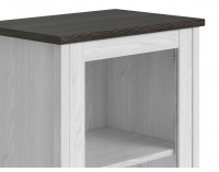 Vitrína Porto REG1W2S - smrekovec sibiu svetlý / borovica larico