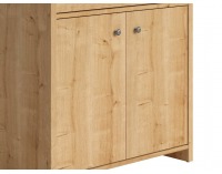 Regál Porto REG2D1S - dub burlington allover