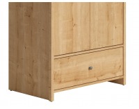 Šatníková skriňa Porto SZF2D1S - dub burlington allover