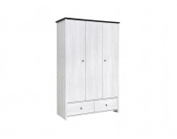 Šatníková skriňa Porto SZF3D2S - smrekovec sibiu svetlý / borovica larico