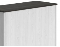 Šatníková skriňa Porto SZF3D2S - smrekovec sibiu svetlý / borovica larico