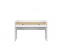 Zásuvka k písaciemu stolu (2 ks) Princeton SZU/BIU - biely lesk / fuksia