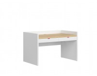 Zásuvka k písaciemu stolu (2 ks) Princeton SZU/BIU - biely lesk / fuksia