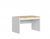 Zásuvka k písaciemu stolu (2 ks) Princeton SZU/BIU - biely lesk / zelená