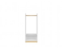 Vešiak Princeton WIE - biely lesk / dub poľský