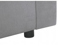 Rohová sedačka s rozkladom Przemek IV Lux L/P - sivá / ružová