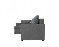 Rohová sedačka s rozkladom Przemek IV Lux L/P - sivá / svetlomodrá