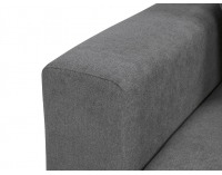 Rohová sedačka s rozkladom Przemek IV Lux L/P - sivá / svetlomodrá