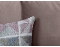 Pohovka s rozkladom a úložným priestorom Ronda Lux - hnedá / vzor / drevo (TX002)