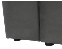 Pohovka s rozkladom a úložným priestorom Royal IV Mega Lux - sivá / svetlosivá / mentolová