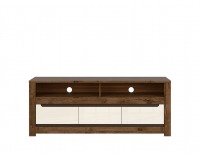 TV stolík Ruso RTV3S - dub april / perleťový lesk