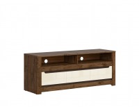 TV stolík Ruso RTV3S - dub april / perleťový lesk