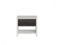 Nočný stolík Salins KOM1S - smrekovec sibiu svetlý / borovica larico