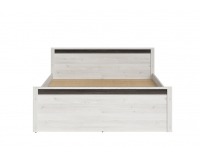 Posteľový rám Salins LOZ/160 - smrekovec sibiu svetlý / borovica larico