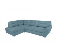Rohová sedačka s rozkladom a úložným priestorom Sotelo L - tyrkysová
