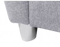 Rohová sedačka s rozkladom a úložným priestorom Sotelo P - svetlosivá