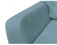 Rohová sedačka s rozkladom a úložným priestorom Sotelo P - tyrkysová