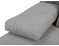 Pohovka s rozkladom a úložným priestorom Street IV Lux - sivá